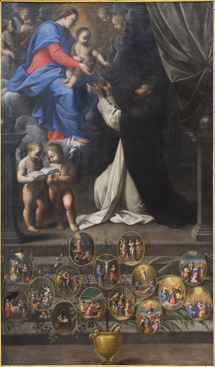 A Rainha do Rosário de Guido Reni