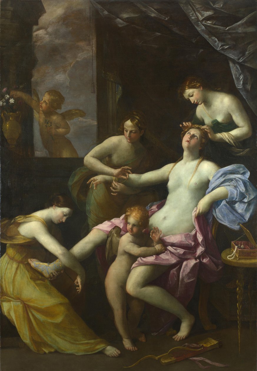 O banheiro de Vênus, ca 1620-1625. de Guido Reni