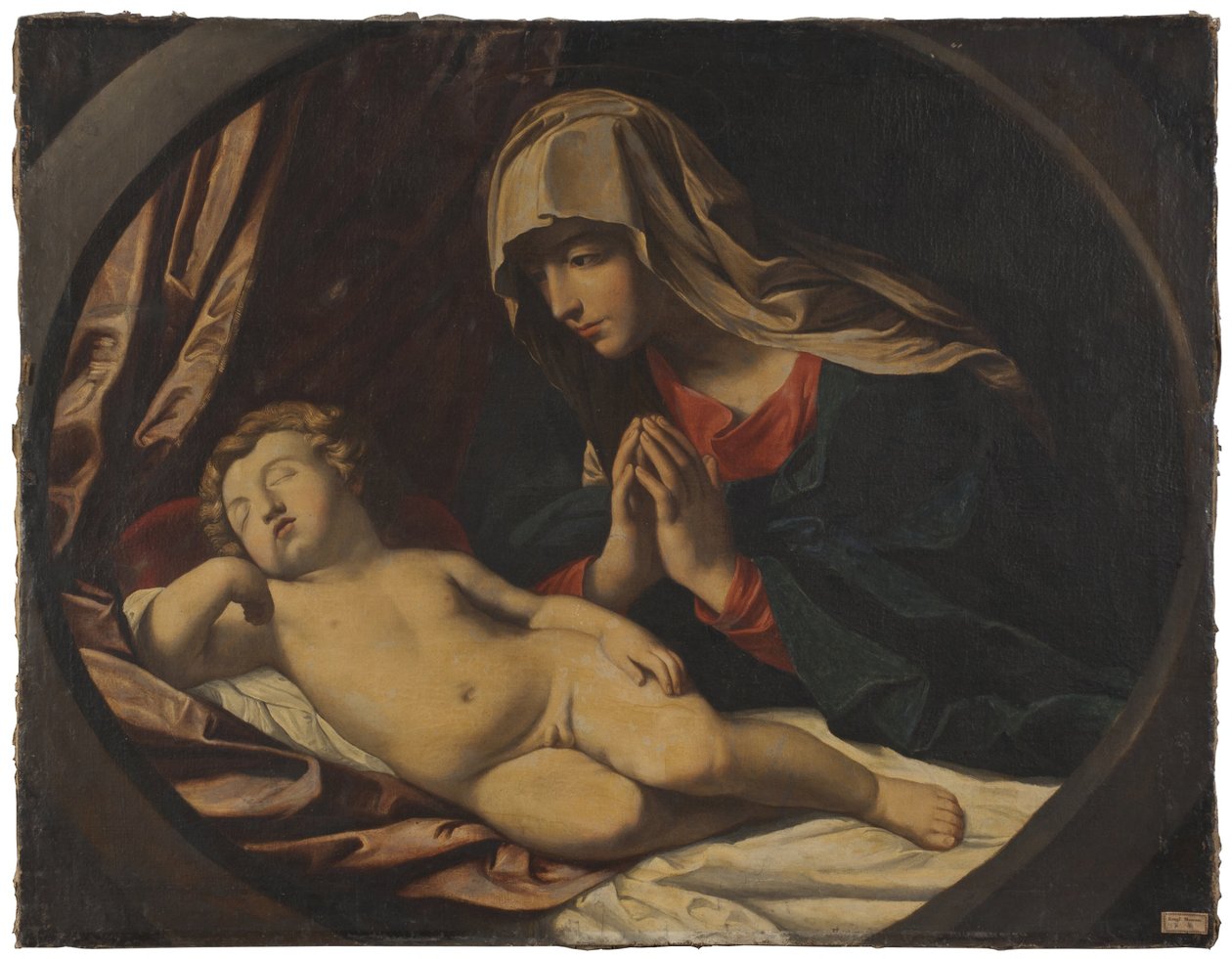A Virgem e a Criança Adormecida de Guido Reni