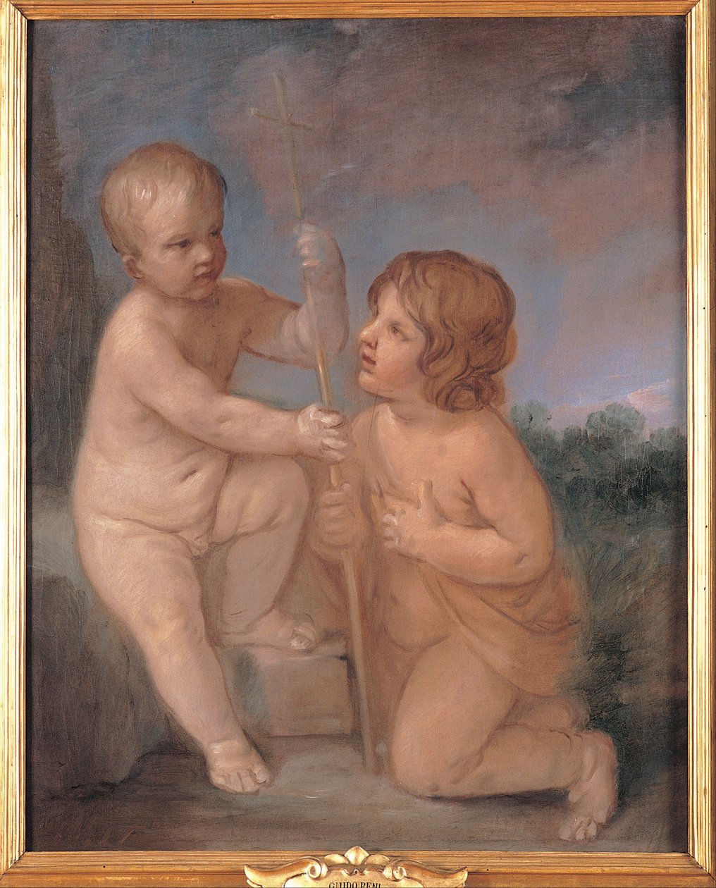 O Menino Jesus e São João de Guido Reni