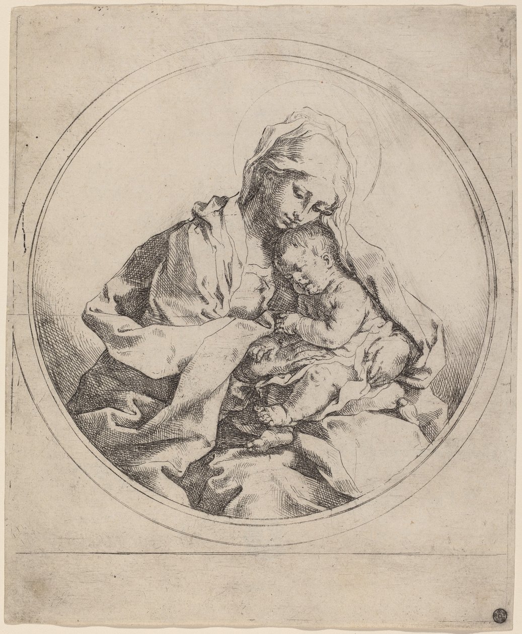 Virgem e o Menino de Guido Reni