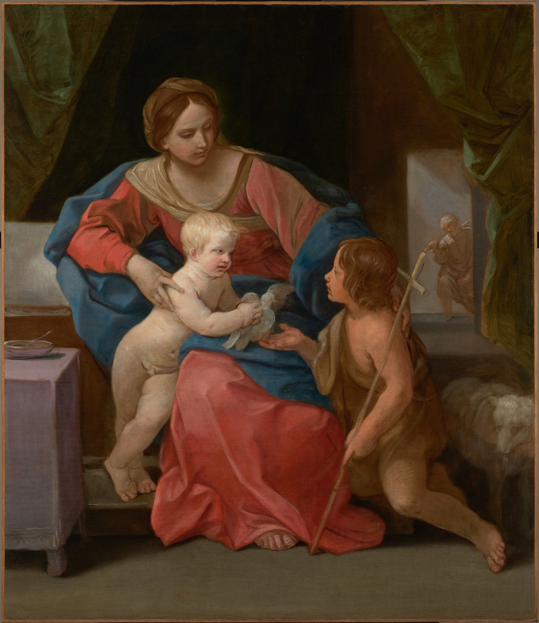 Virgem e Menino com São João Batista de Guido Reni