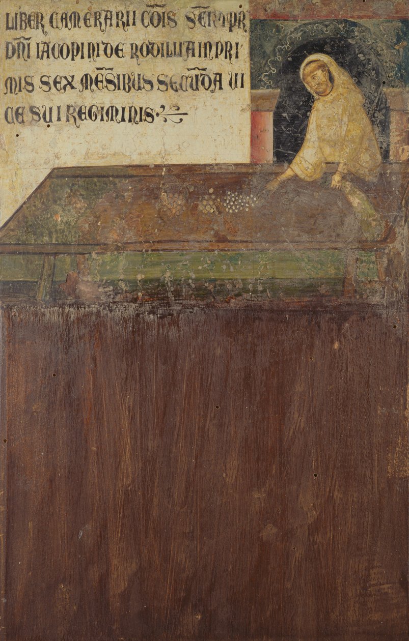 Don Bartolomeo, um monge cisterciense de San Galgano de Guido di Graziano