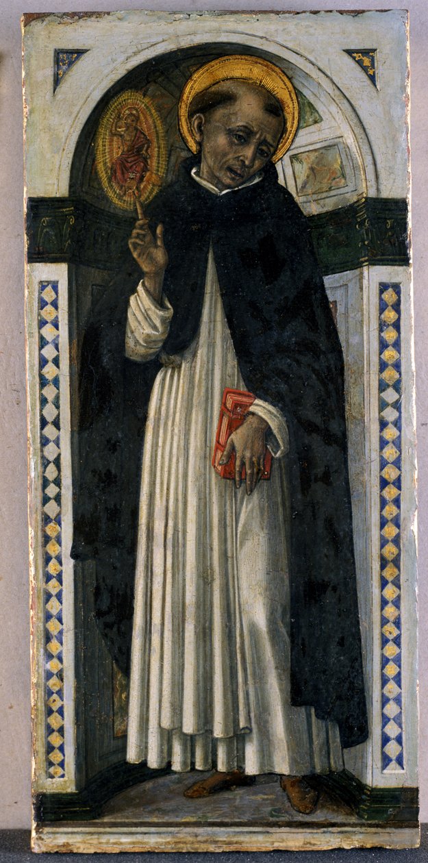 São Vicente Ferrer, c.1500 (têmpera sobre madeira) de Guidoccio di Giovanno Cozzarelli