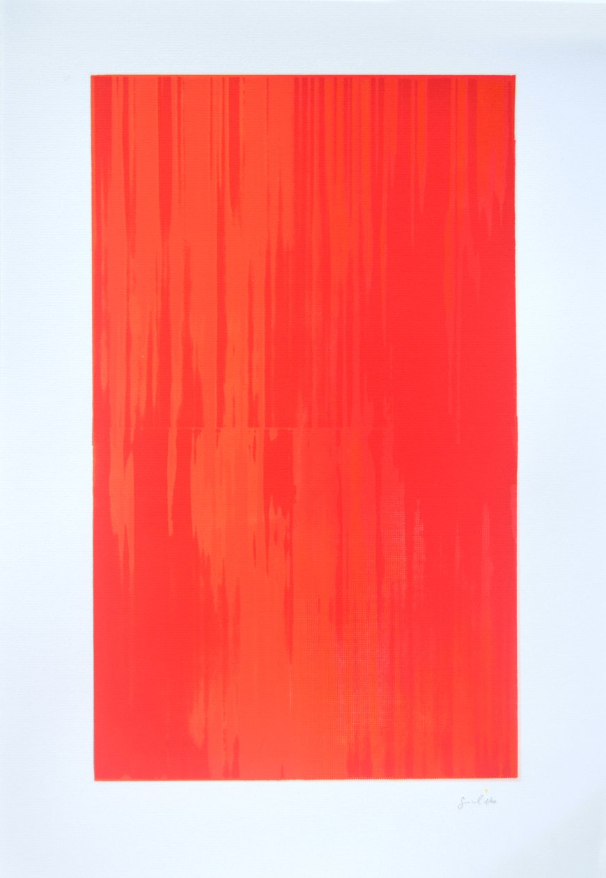 Cores Nº2, 2014 (tinta sobre papel) de Guilherme Pontes