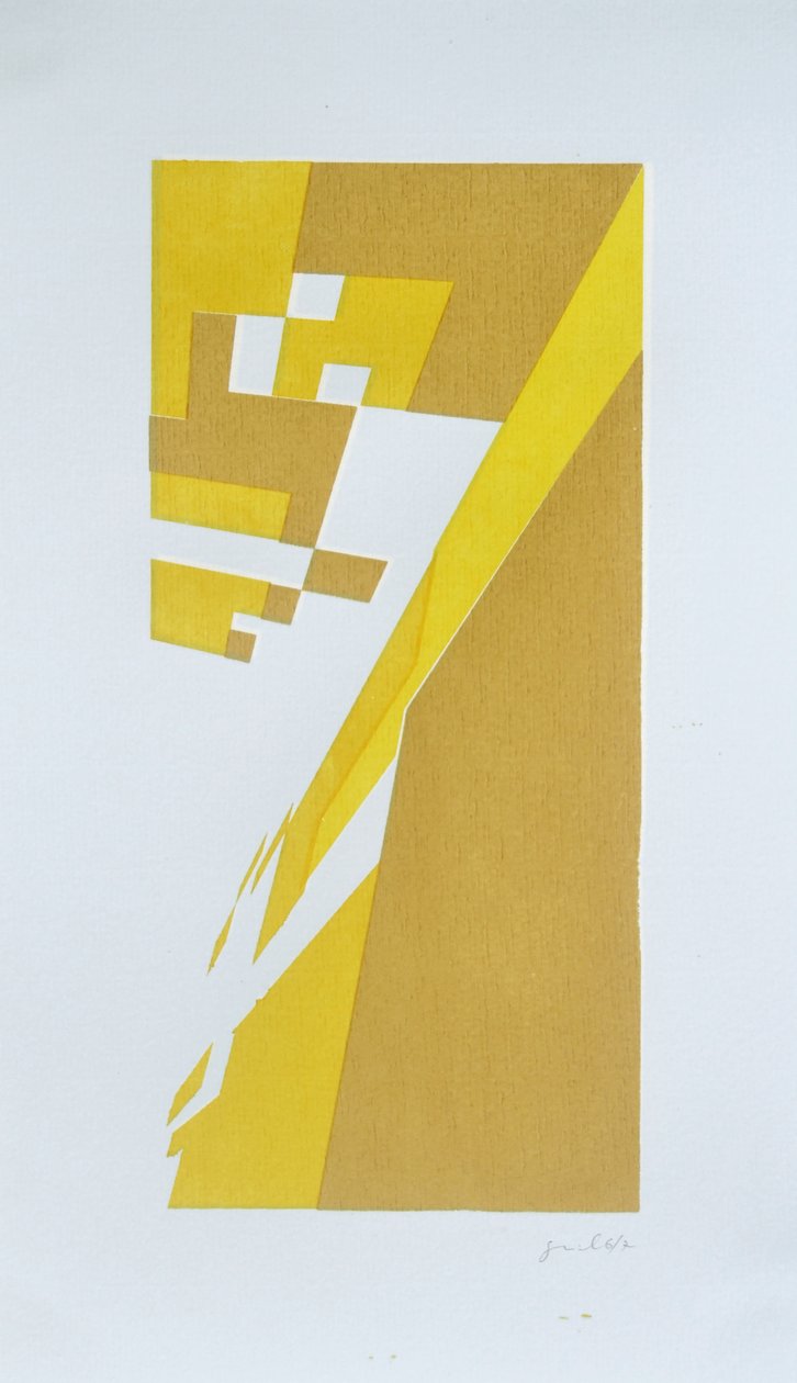 Deconstruction N°8, 2014 (tinta sobre papel) de Guilherme Pontes
