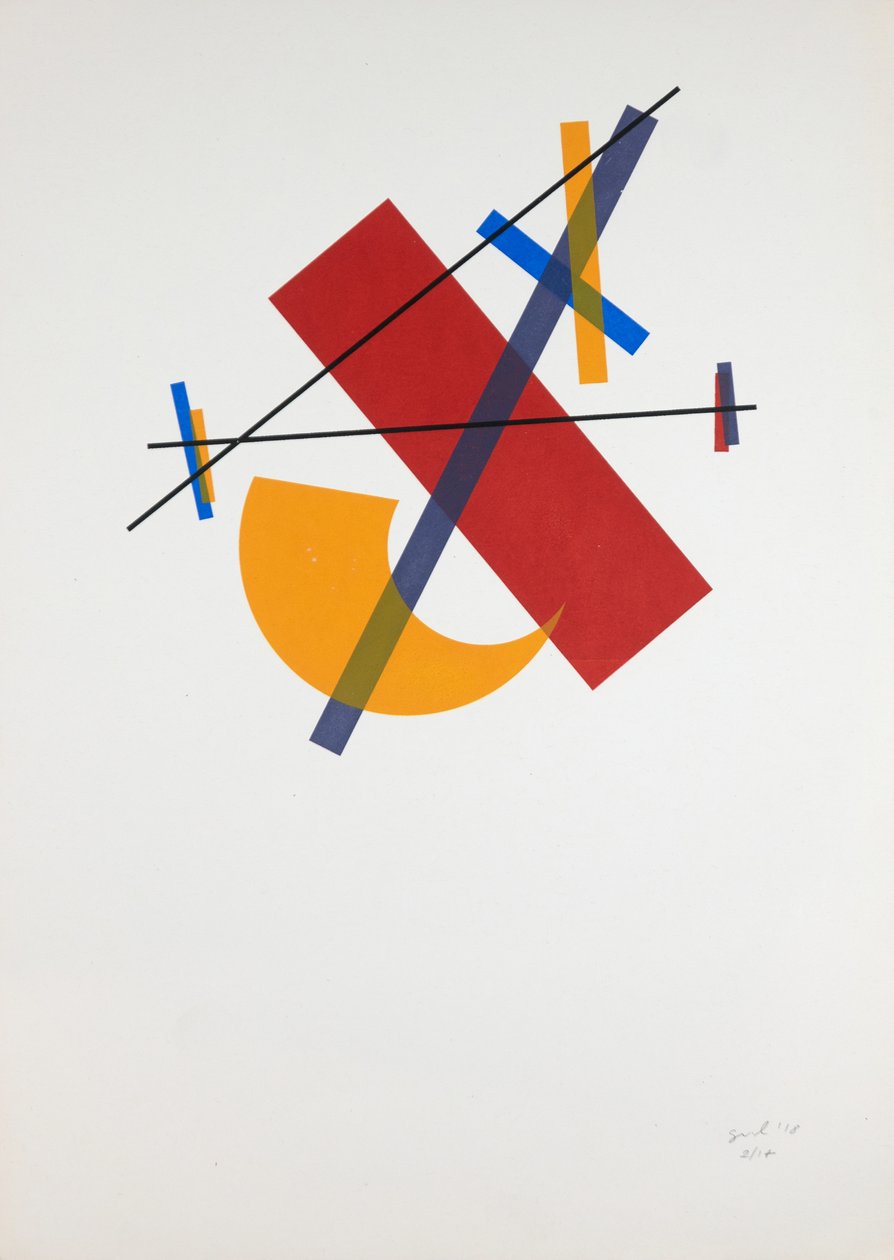 Movimento Nº1, 2018 (serigrafia) de Guilherme Pontes