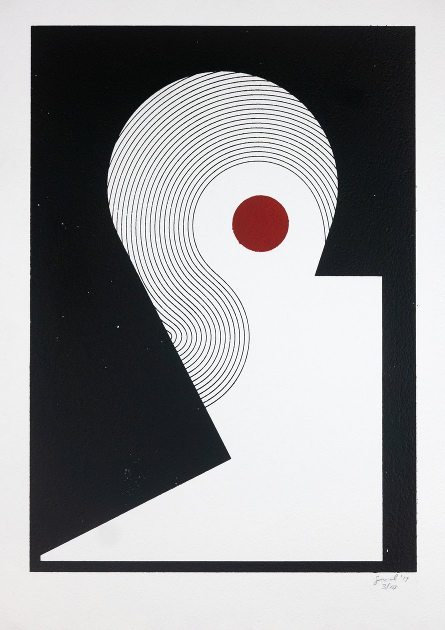 Retrato De Uma Bailarina Nº1, 2019 (serigrafia) de Guilherme Pontes