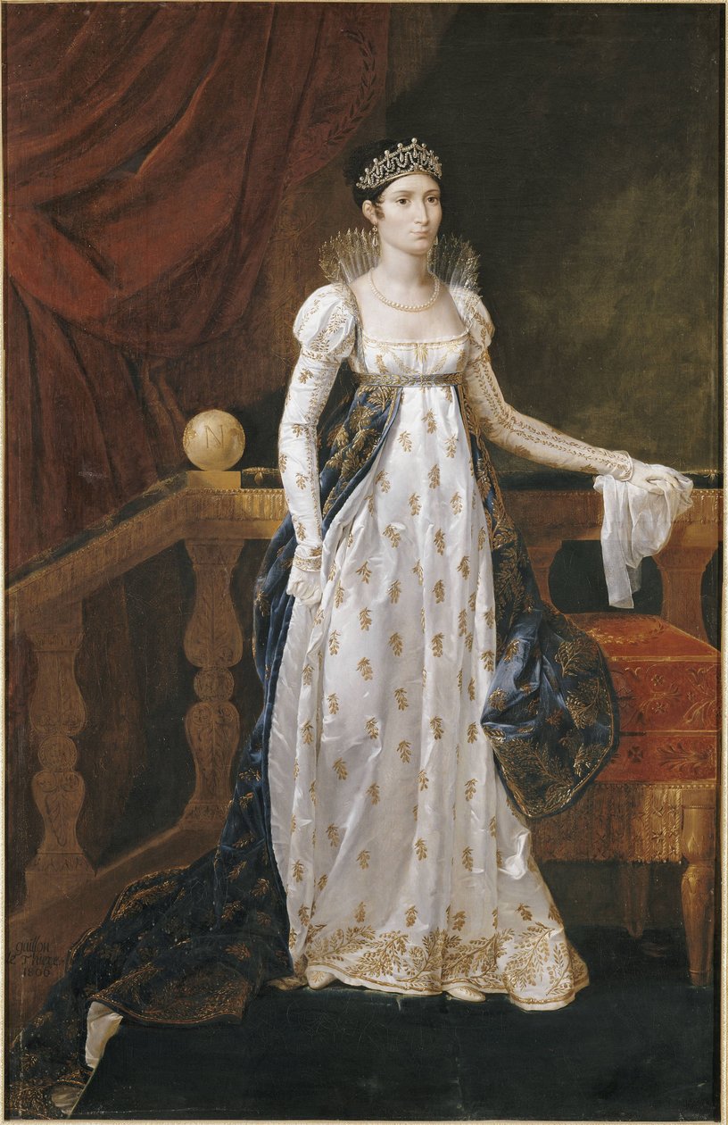 Elisa Bonaparte-Baciocchi, grande duquesa da Toscana de Guillaume Guillon Lethière