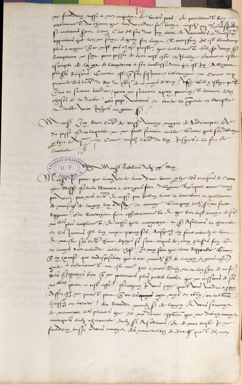 Carta de William Pellicier (c.1490-1568) a François Rabelais (c.1494-1553), 20 de maio de 1541 de Guillaume Pellicier