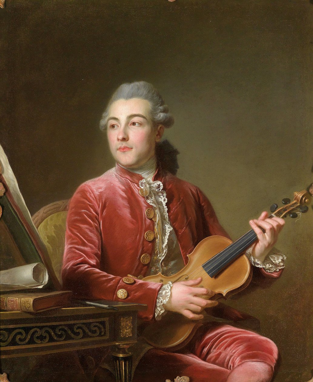 Cavalheiro com violino de Guillaume Voiriot