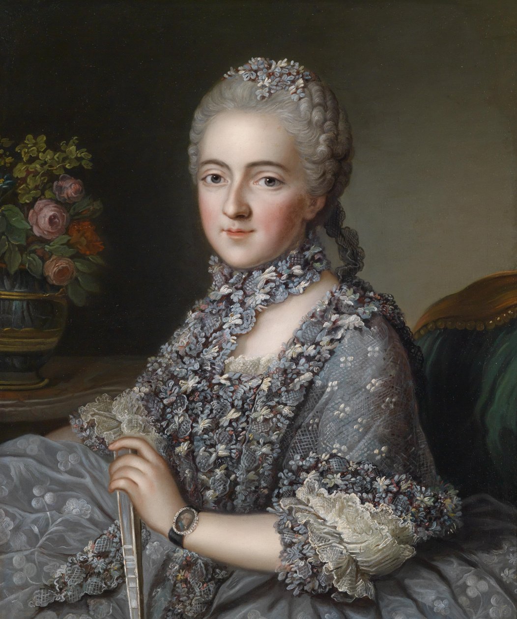 Retrato de uma senhora de Guillaume Voiriot