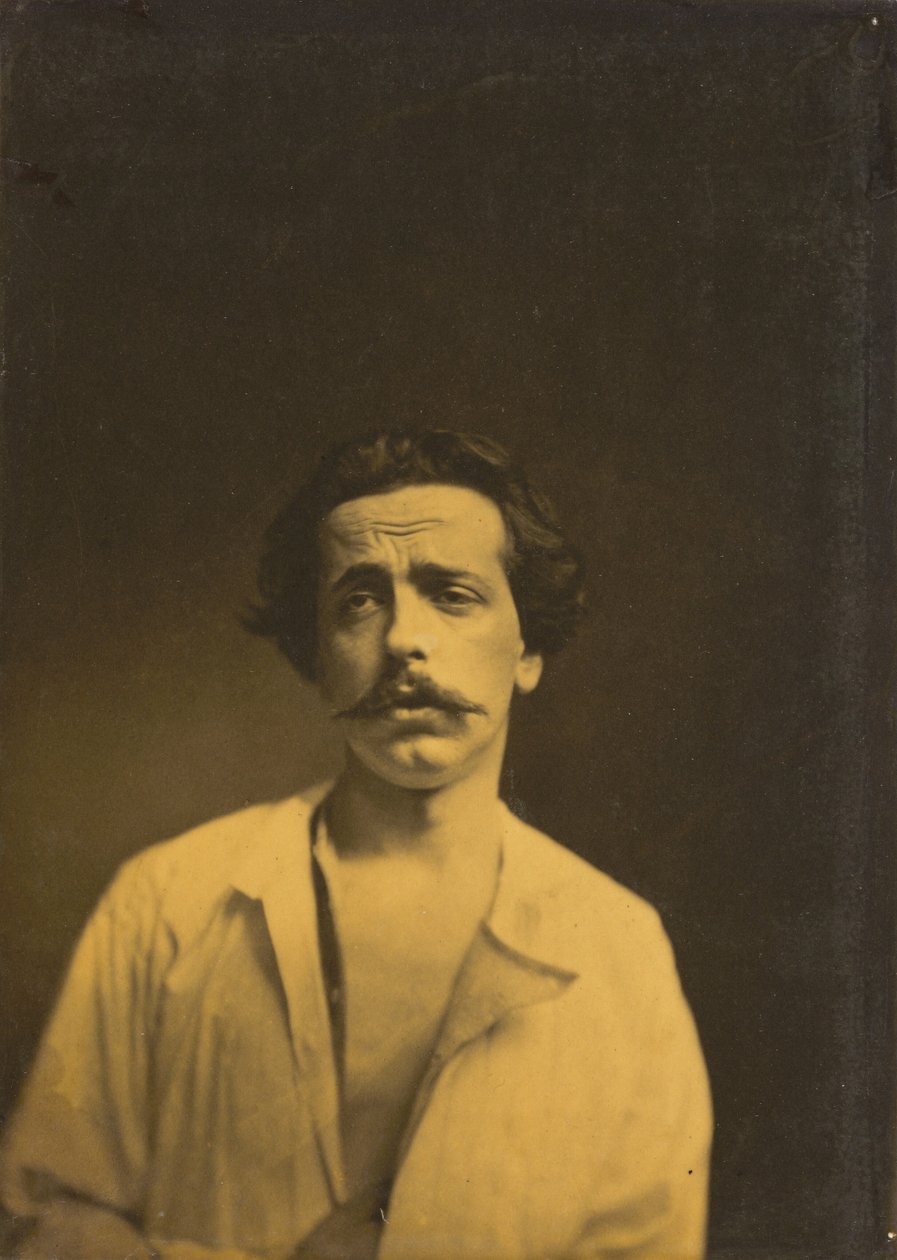 Dor extrema, a cabeça de Cristo (esquerda); Memória de amor ou olhar extático (direita),1854-1856, impresso em 1862 (foto) de Guillaume Benjamin Armand Duchenne de Boulogne