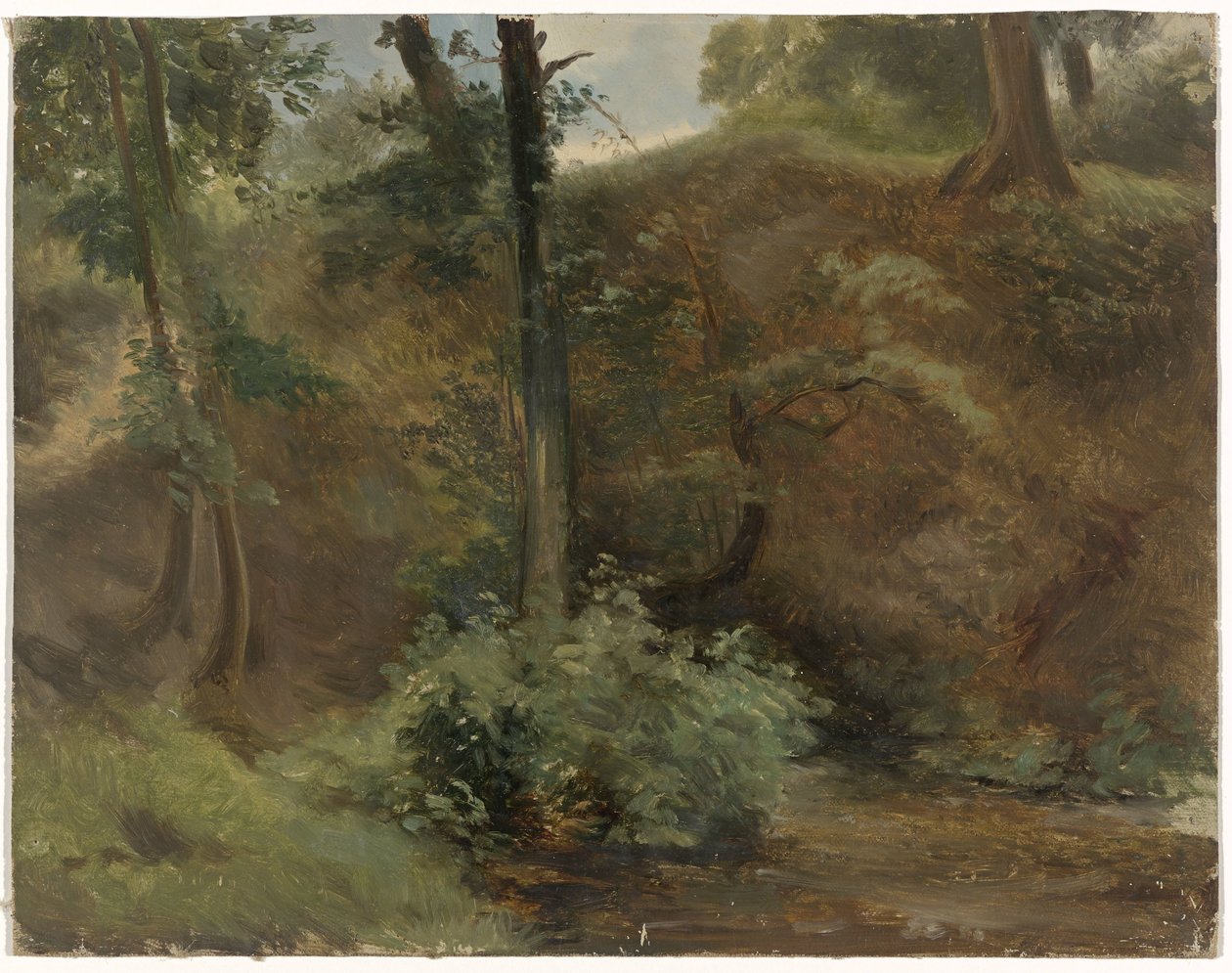 Árvores em uma paisagem de dunas de Guillaume Anne van der Brugghen