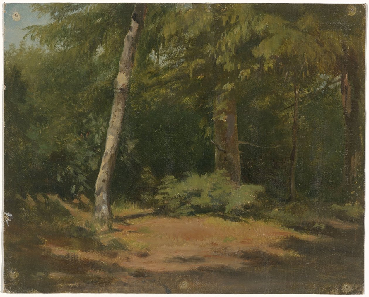 Espaço aberto na floresta de Guillaume Anne van der Brugghen