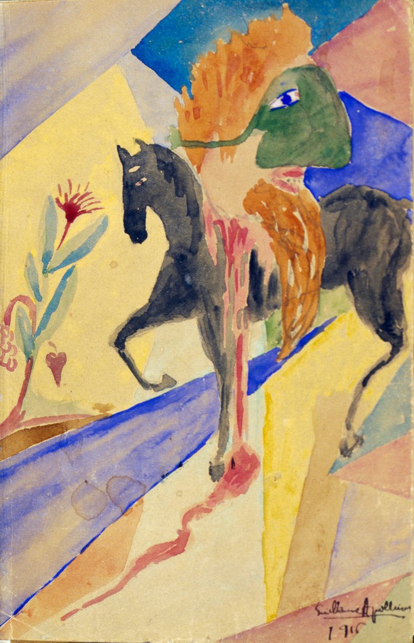 As máscaras do piloto, 1915 de Guillaume Apollinaire