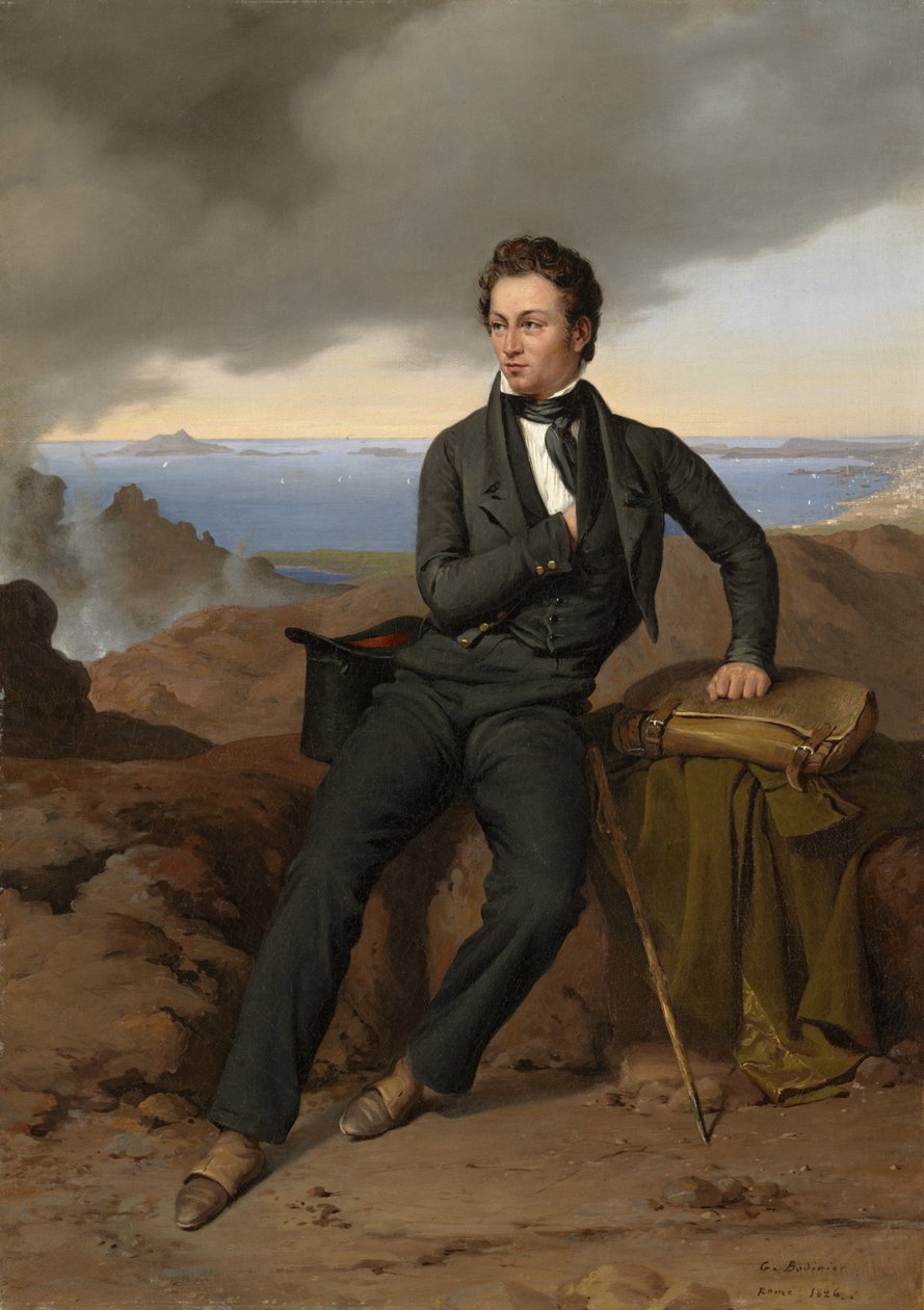 Retrato de Theodore Jubin, 1826 de Guillaume Bodinier