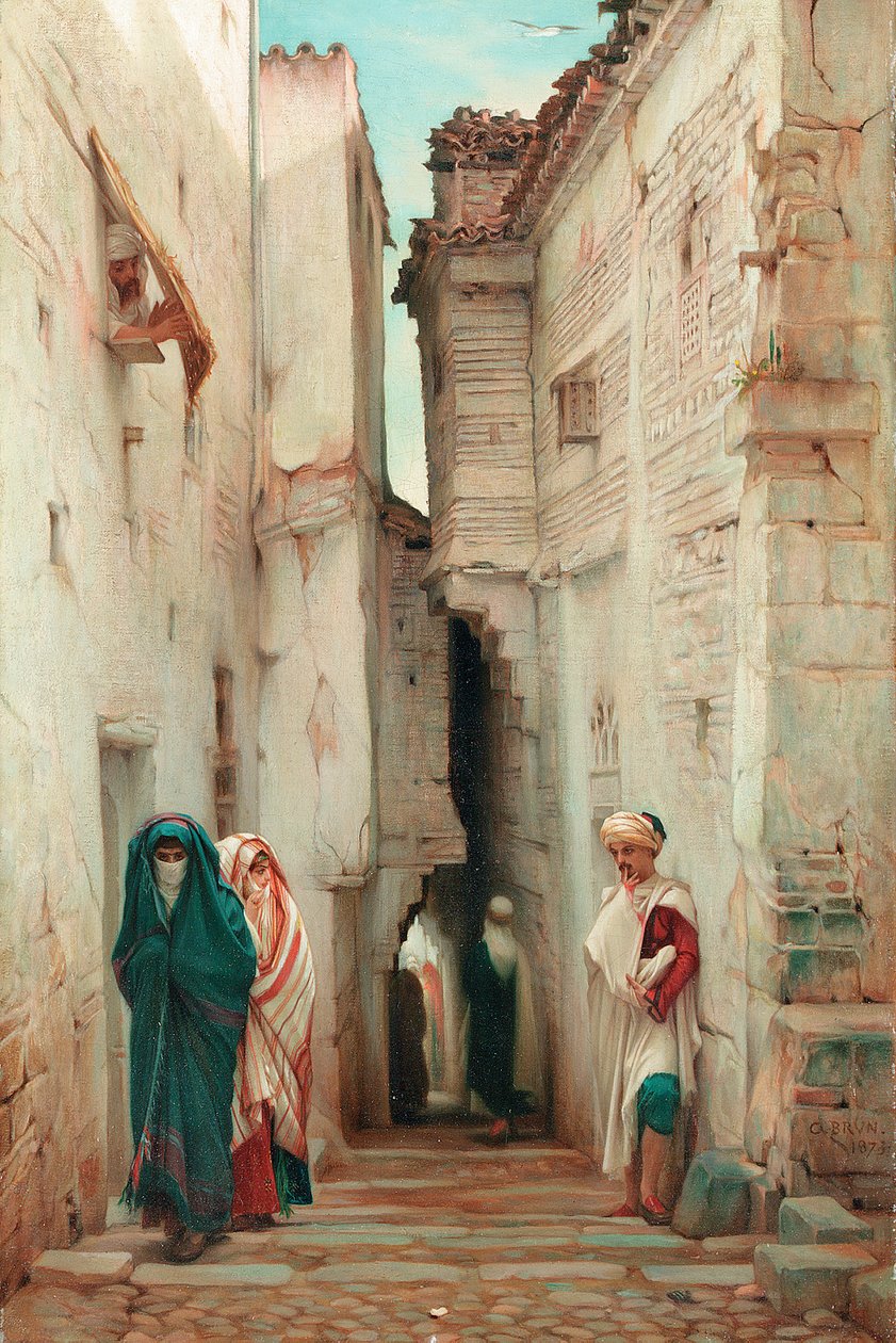 Um admirador secreto, 1873 de Guillaume Charles Brun