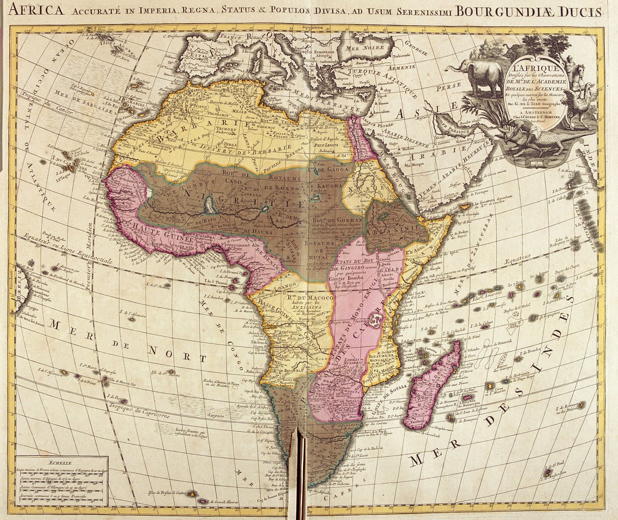 África de Guillaume Delisle
