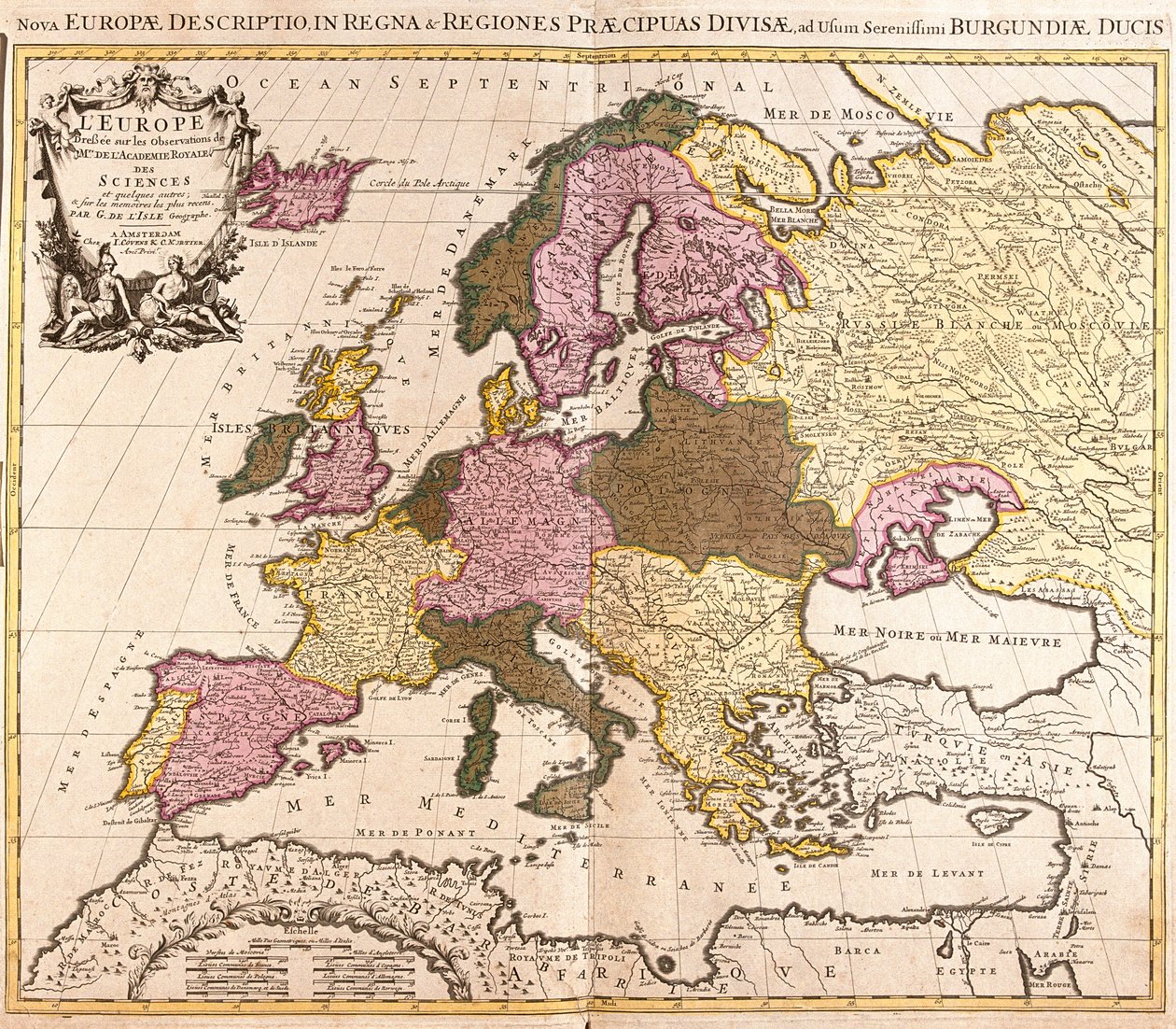 Europa de Guillaume Delisle