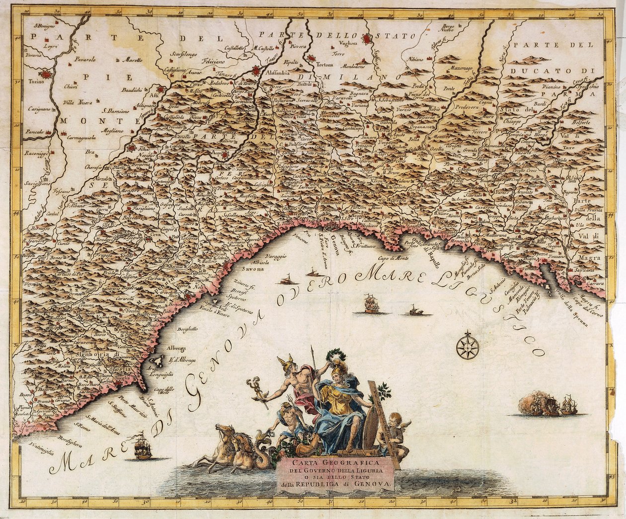 República de Génova, Mapa de Guillaume de l