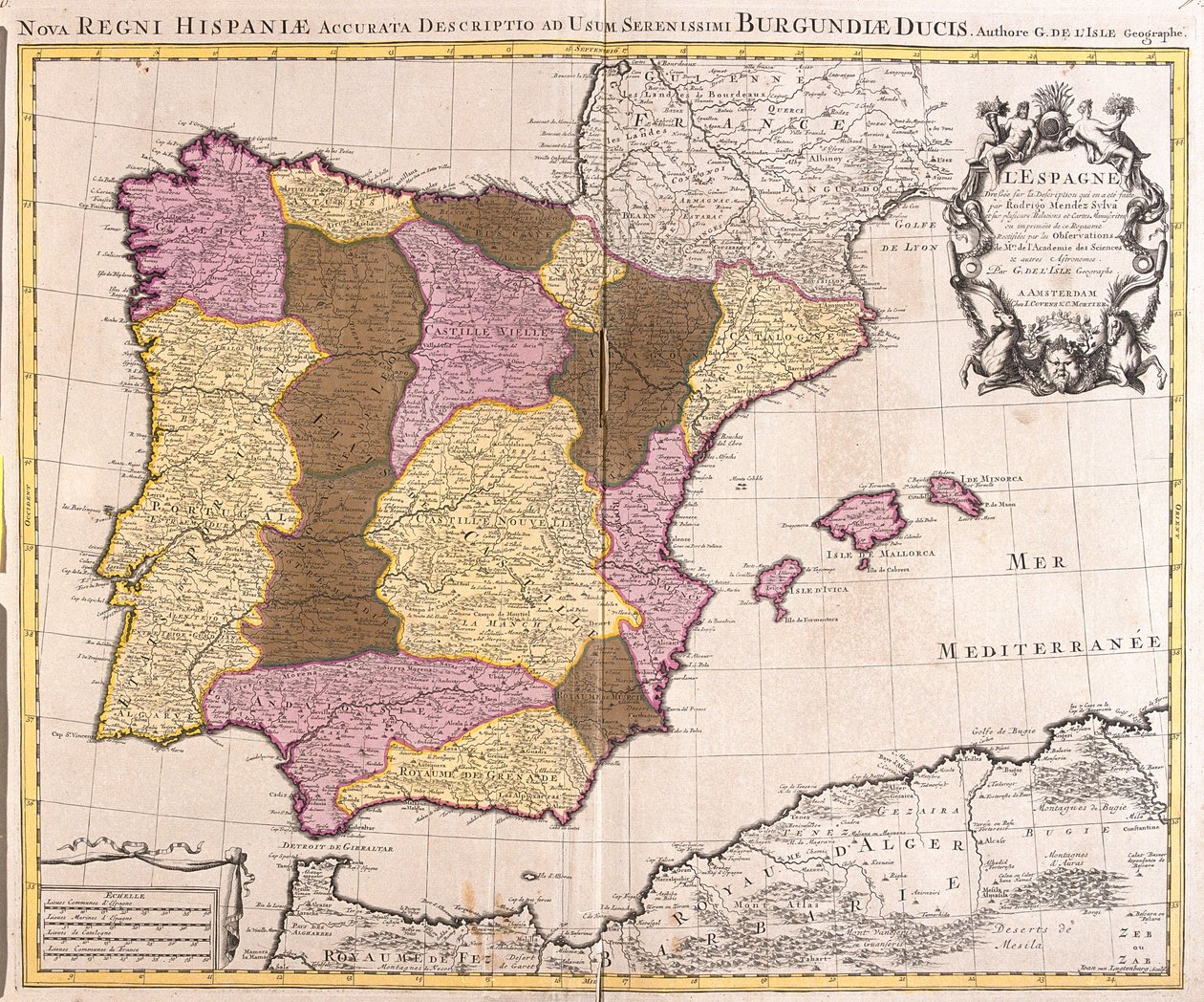 Espanha de Guillaume Delisle