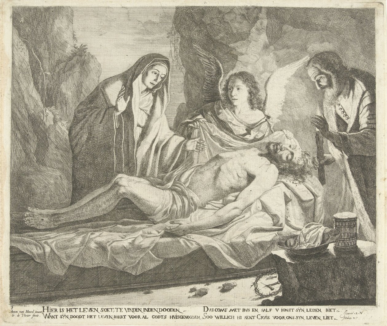 Entombamento de Cristo de Guillaume Duvivier