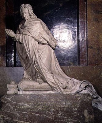 A Tumba do Cardeal Guillaume Dubois (1656-1723) 1705 (mármore) de Guillaume I Coustou