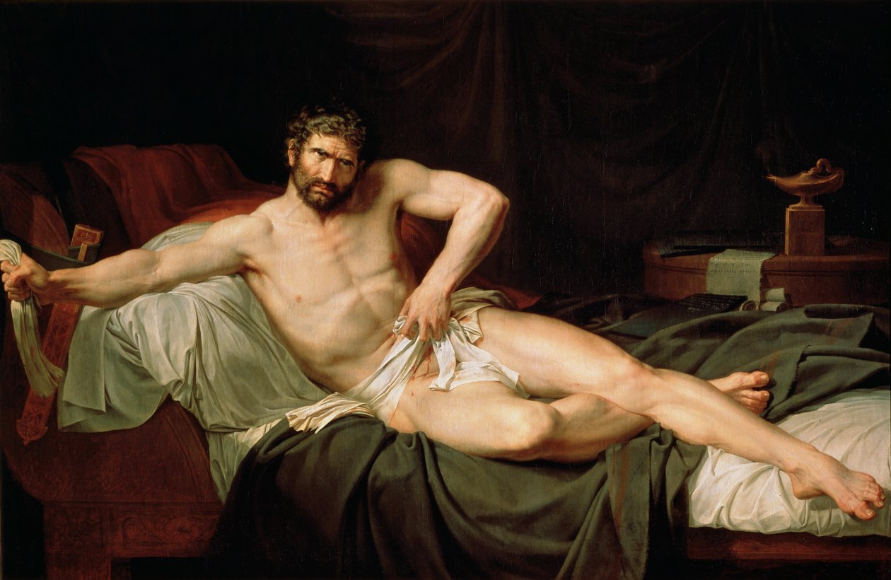 Cato de Utica, c1795. de Guillaume Lethiere