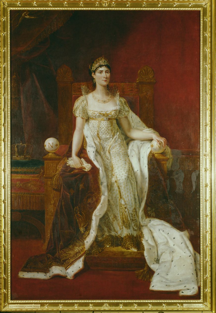 Josefina Beauharnais, imperatriz, primeira esposa do imperador Napoleão I ... de Guillaume Lethiere
