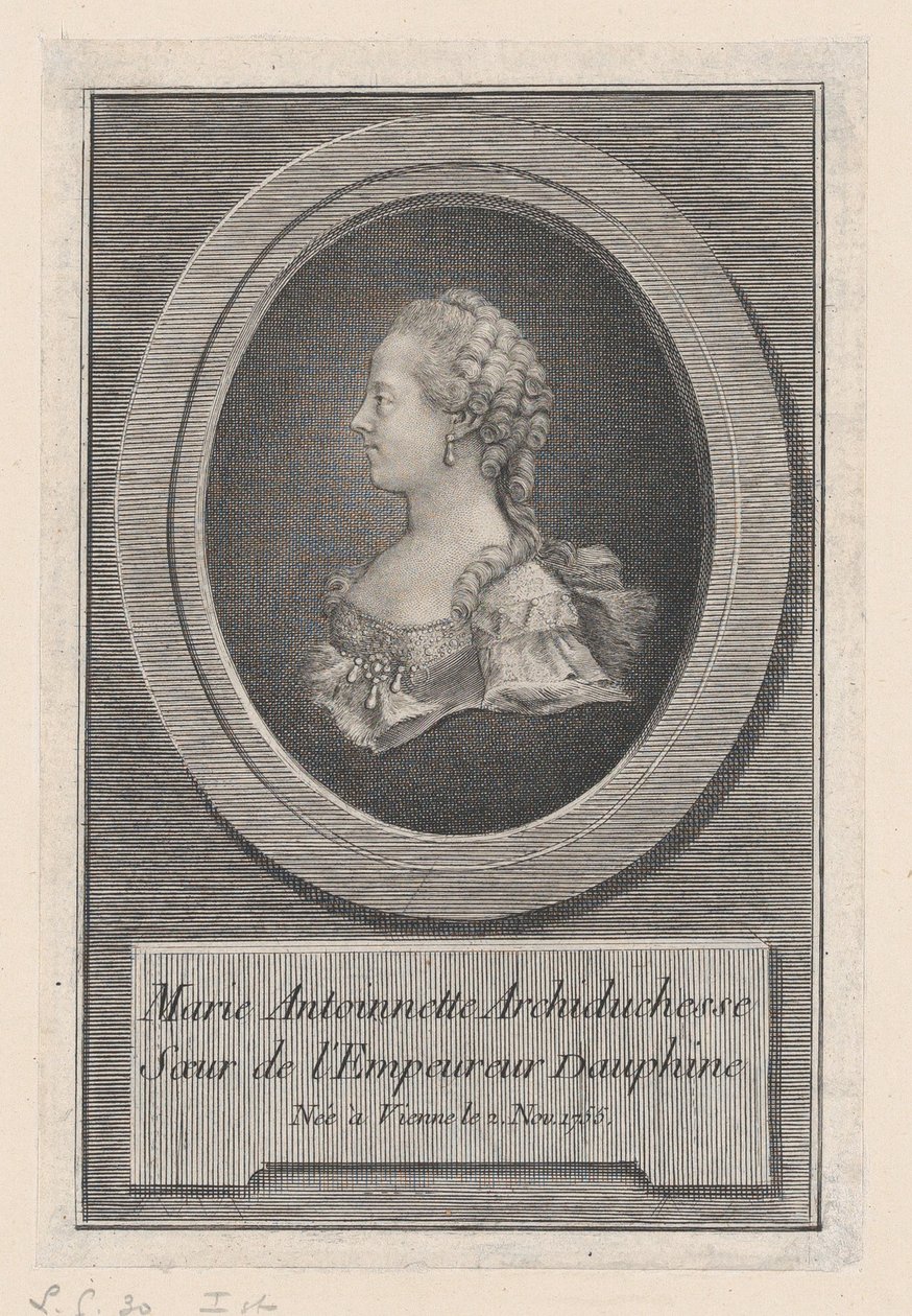 Maria Antonieta, princesa, 1770. de Guillaume Phillipe Benoist