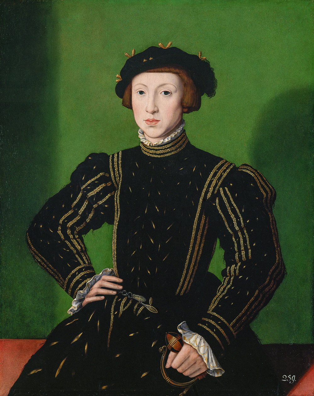 Retrato de Fernão II (1529-1595), Arquiduque da Áustria de Guillaume Scrots