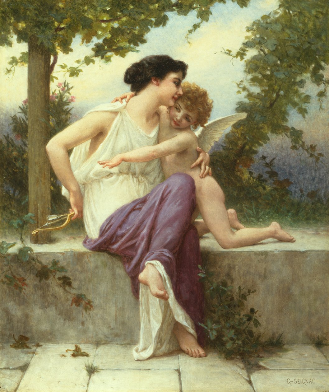 Desarmes amorosos (óleo sobre tela) de Guillaume Seignac