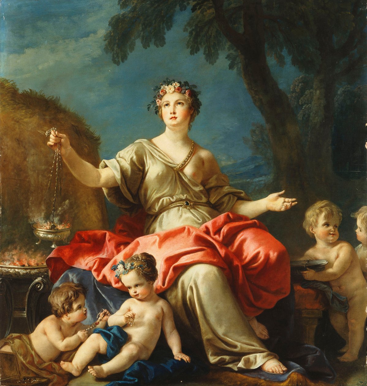 A Personificação da Ásia, de Guillaume Thomas Raphael Taraval
