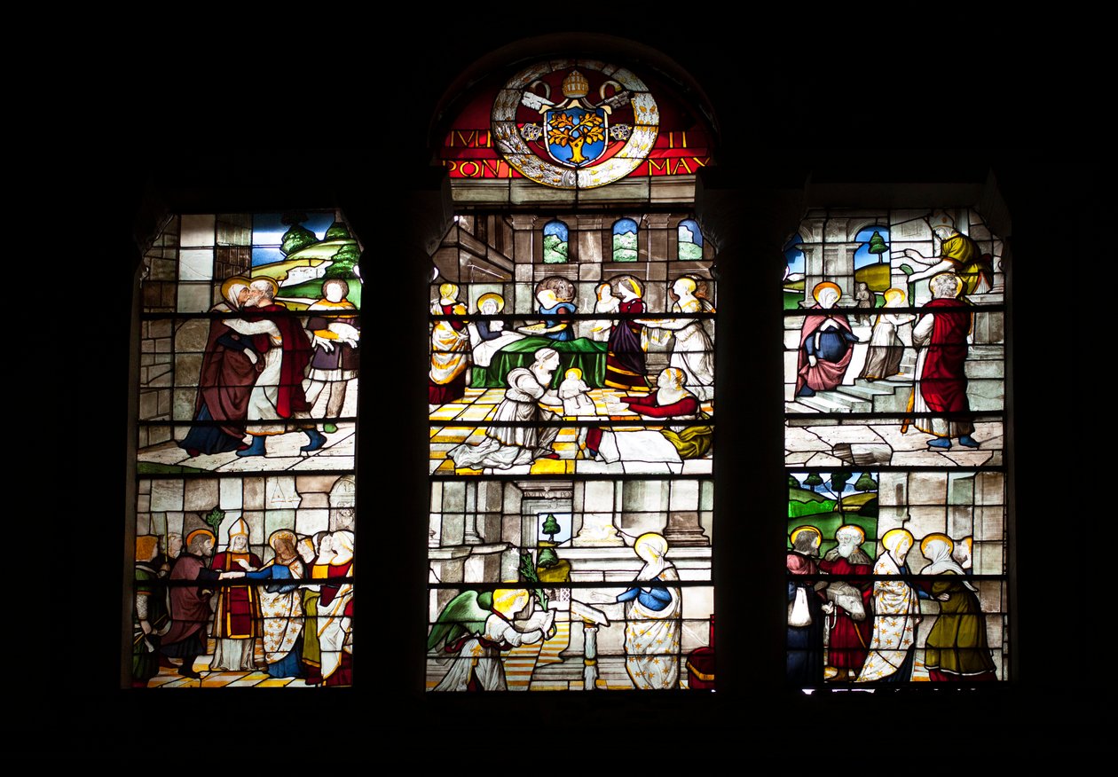 Episódio da Vida de Maria (Stained Glass) de Guillaume de  Marcillat