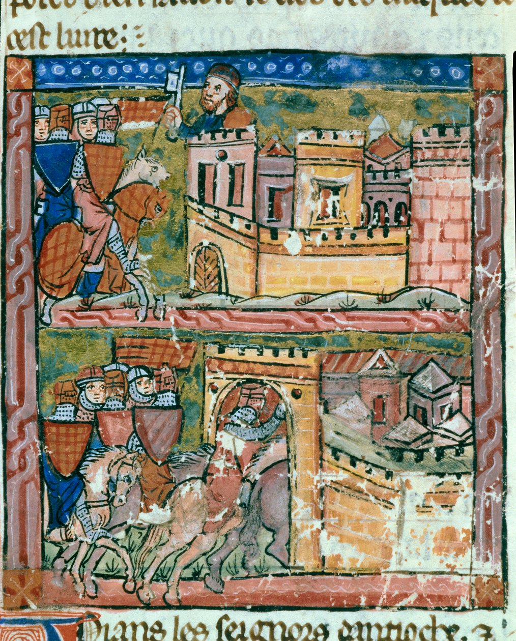 Traição de Firouz e ataque da cidade de Antioquia pelas Cruzadas, junho de 1098 de Guillaume de Tyr
