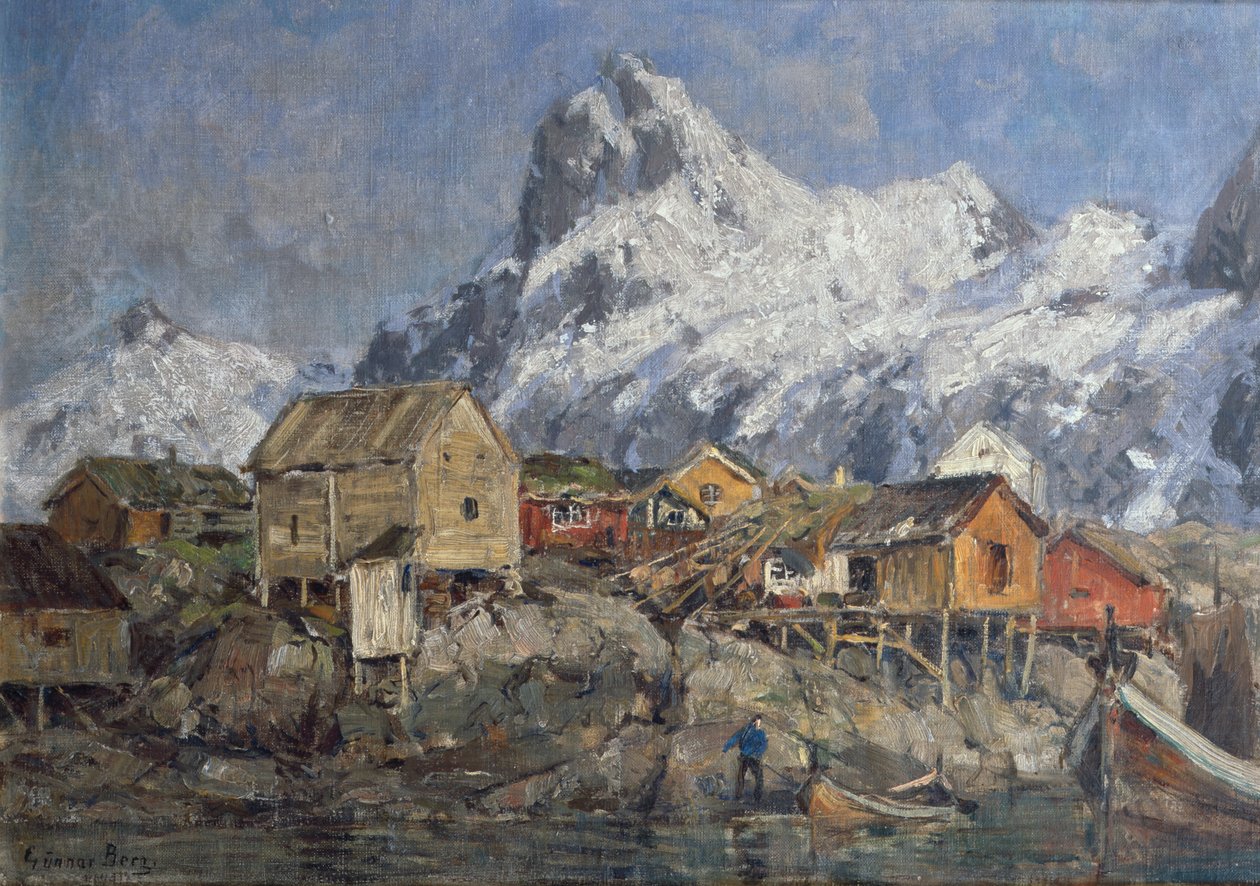 Svolvær (pintura) de Gunnar Berg
