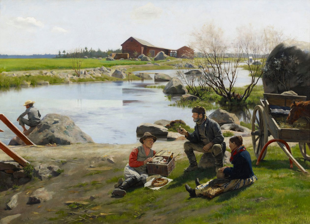 Um descanso a caminho da feira de Gunnar Berndtson