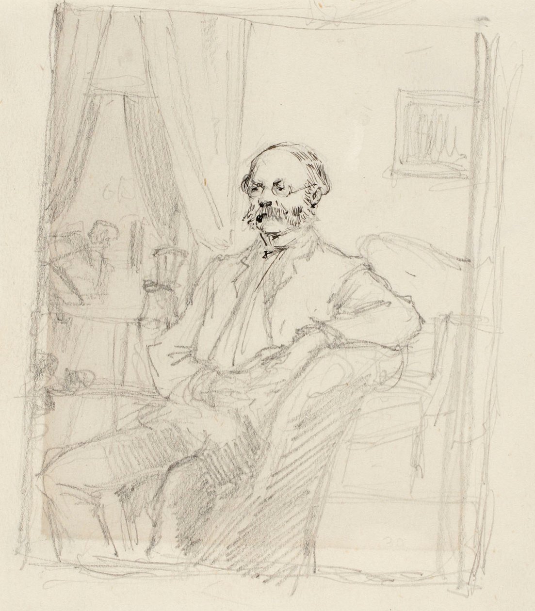 O realizador C. A. Zitting, Estudo de retrato de Gunnar Berndtson