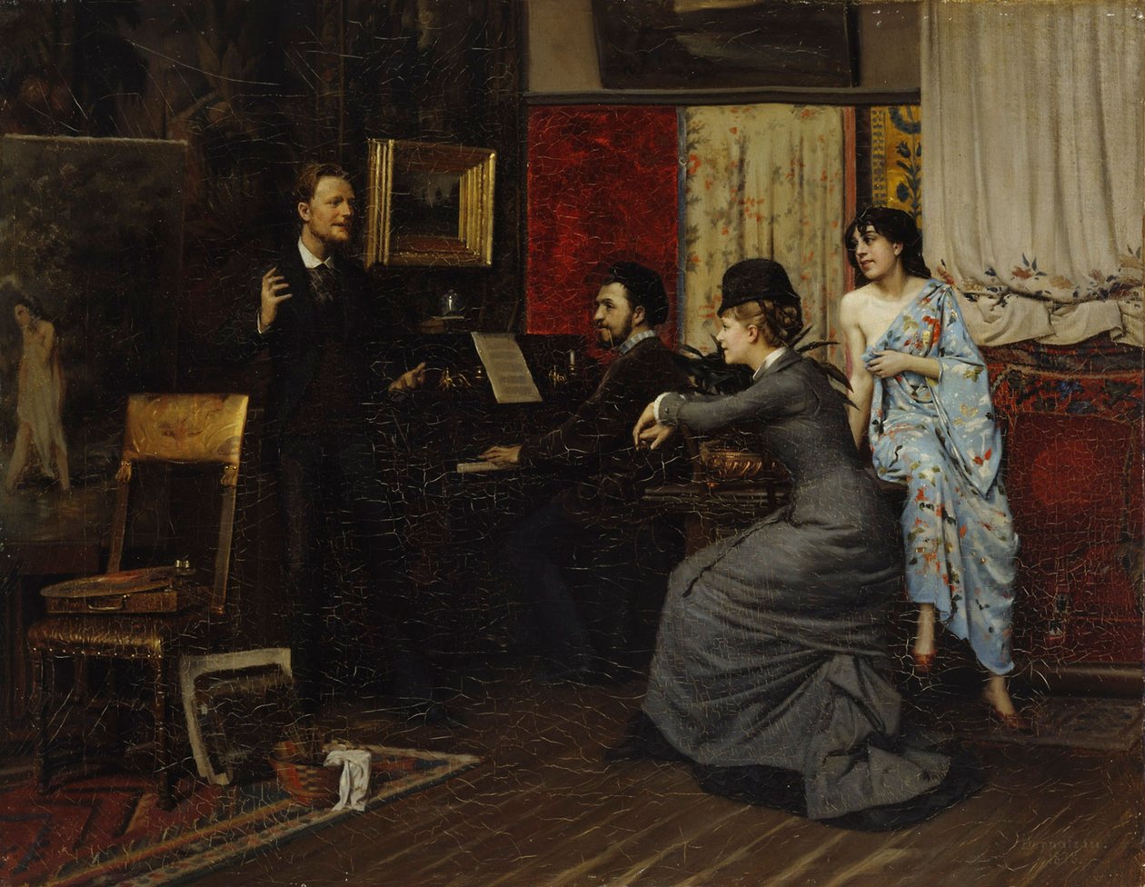 Música no estúdio de Gunnar Berndtson