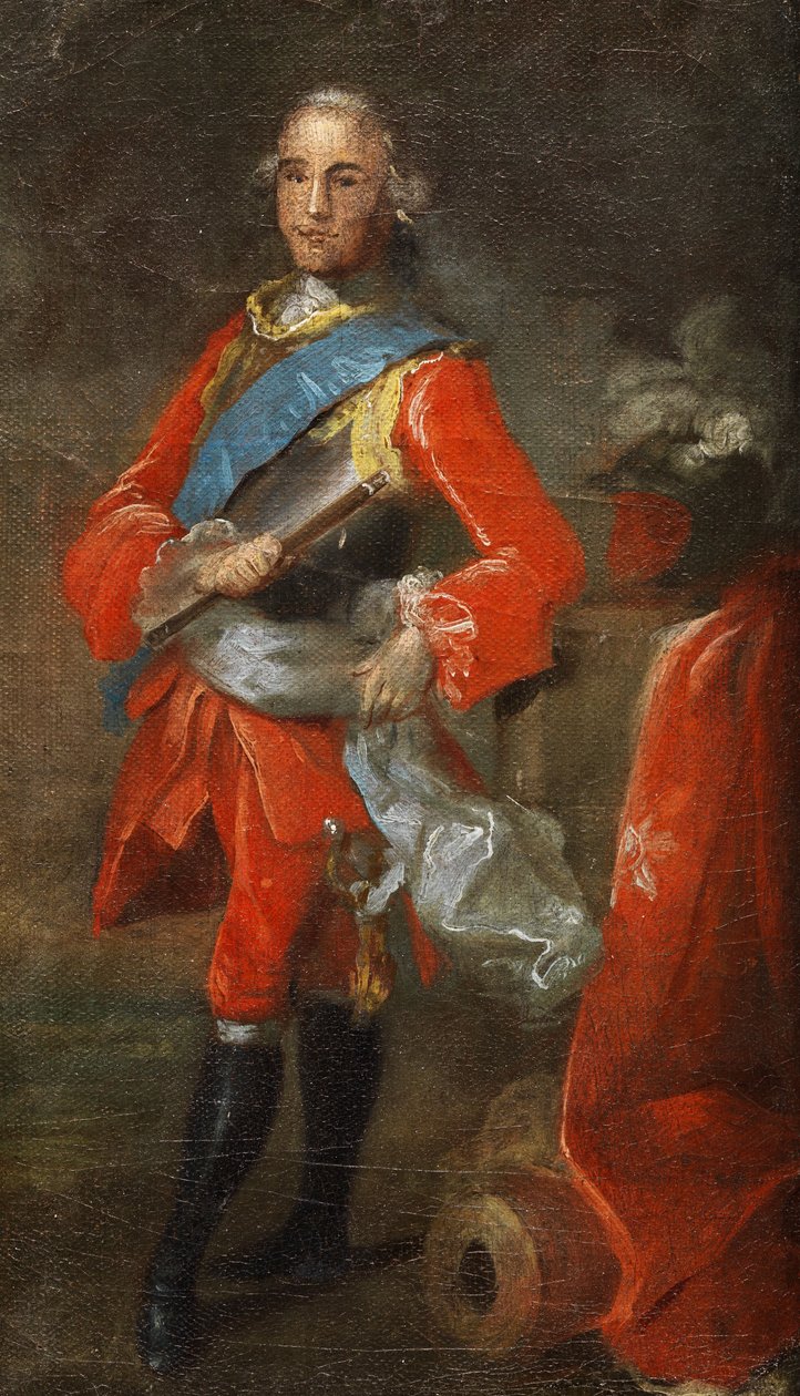 Retrato do marechal de campo sueco Frederik Graf von Fersen (1719-1794) de Gustaf Lundberg
