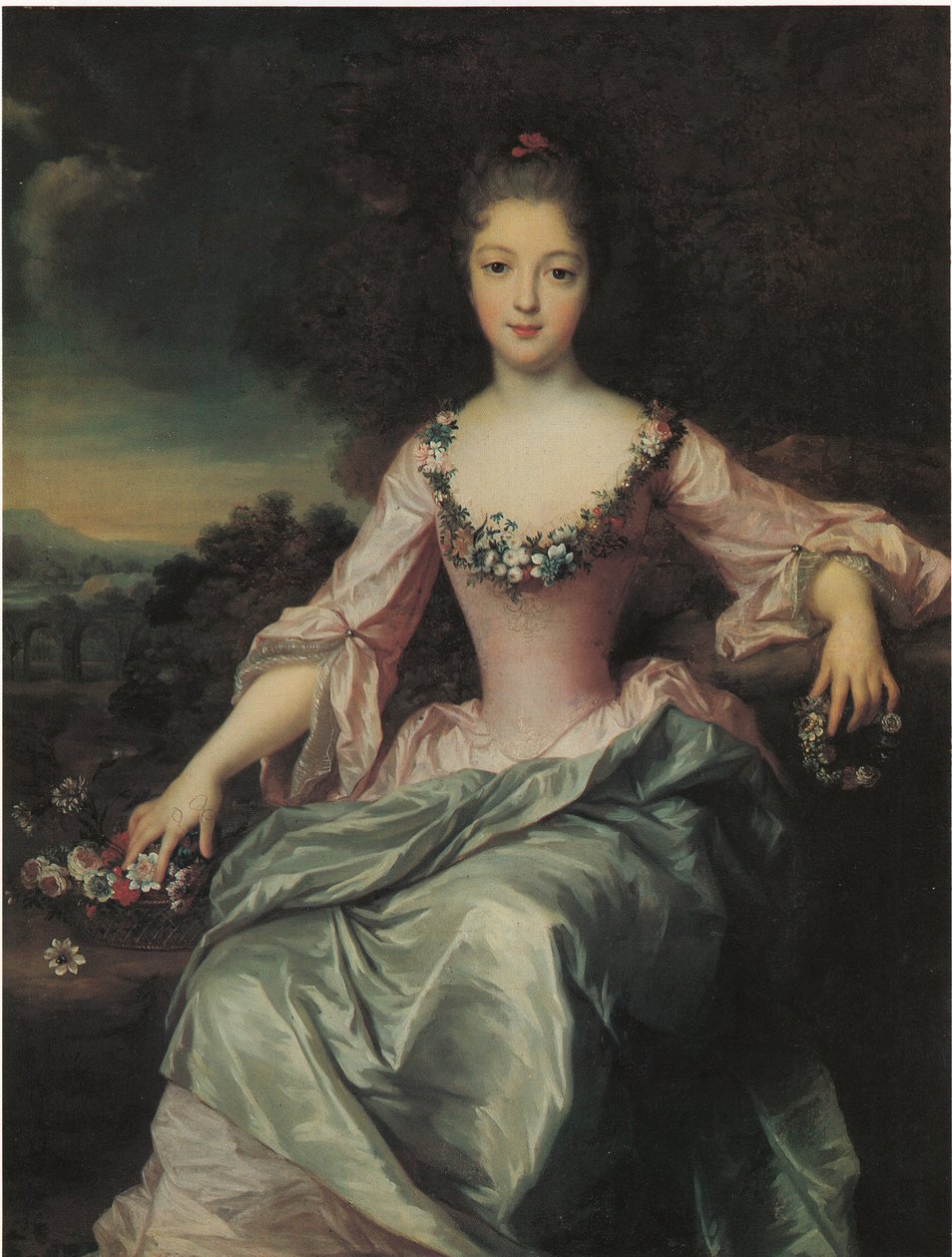 Retrato de Marie Anne de Bourbon de Gustaf Lundberg