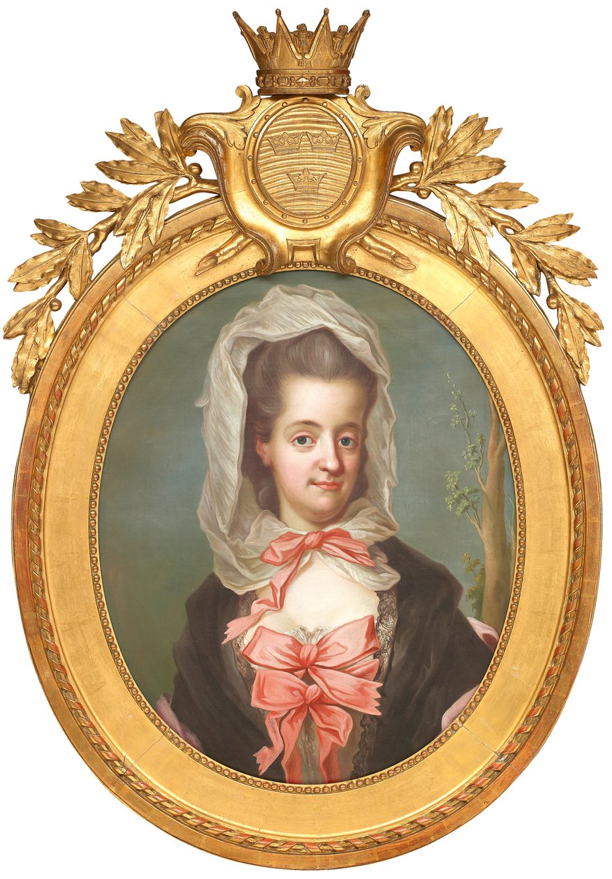 Princesa Sofia Albertina da Suécia, irmã do rei Gustav III de Gustaf Lundberg