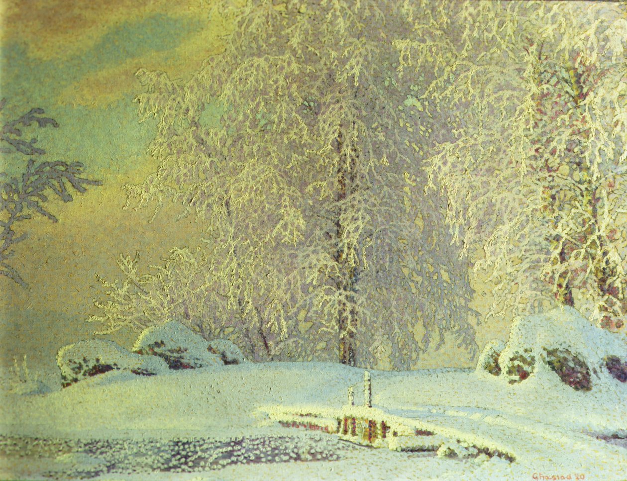 Gelo de Gustaf Edolf Fjaestad