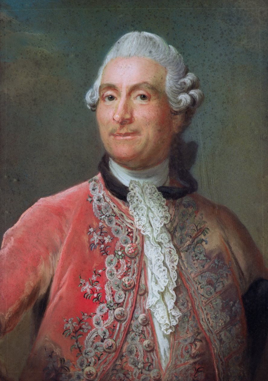 Charles Gravier (1719-1787) Conde de Vergennes, 1771-74 (pastel sobre papel) de Gustaf Lundberg