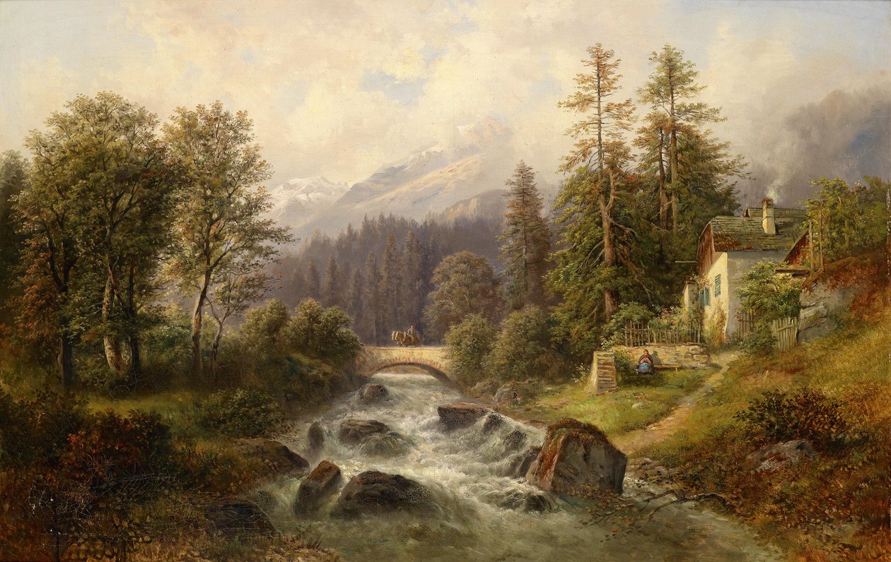 Jogo em Weyer, Alta Áustria de Gustav Barbarini