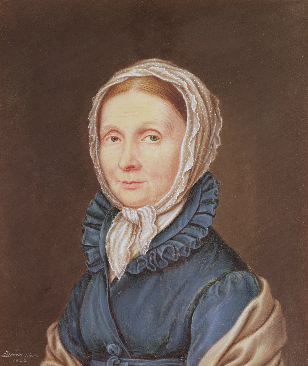 Juliane, baronesa von Kruedener (1764-1824) nee Vietinghoff-Scheel, 1822 de Gustav Karl Friedrich Luderitz