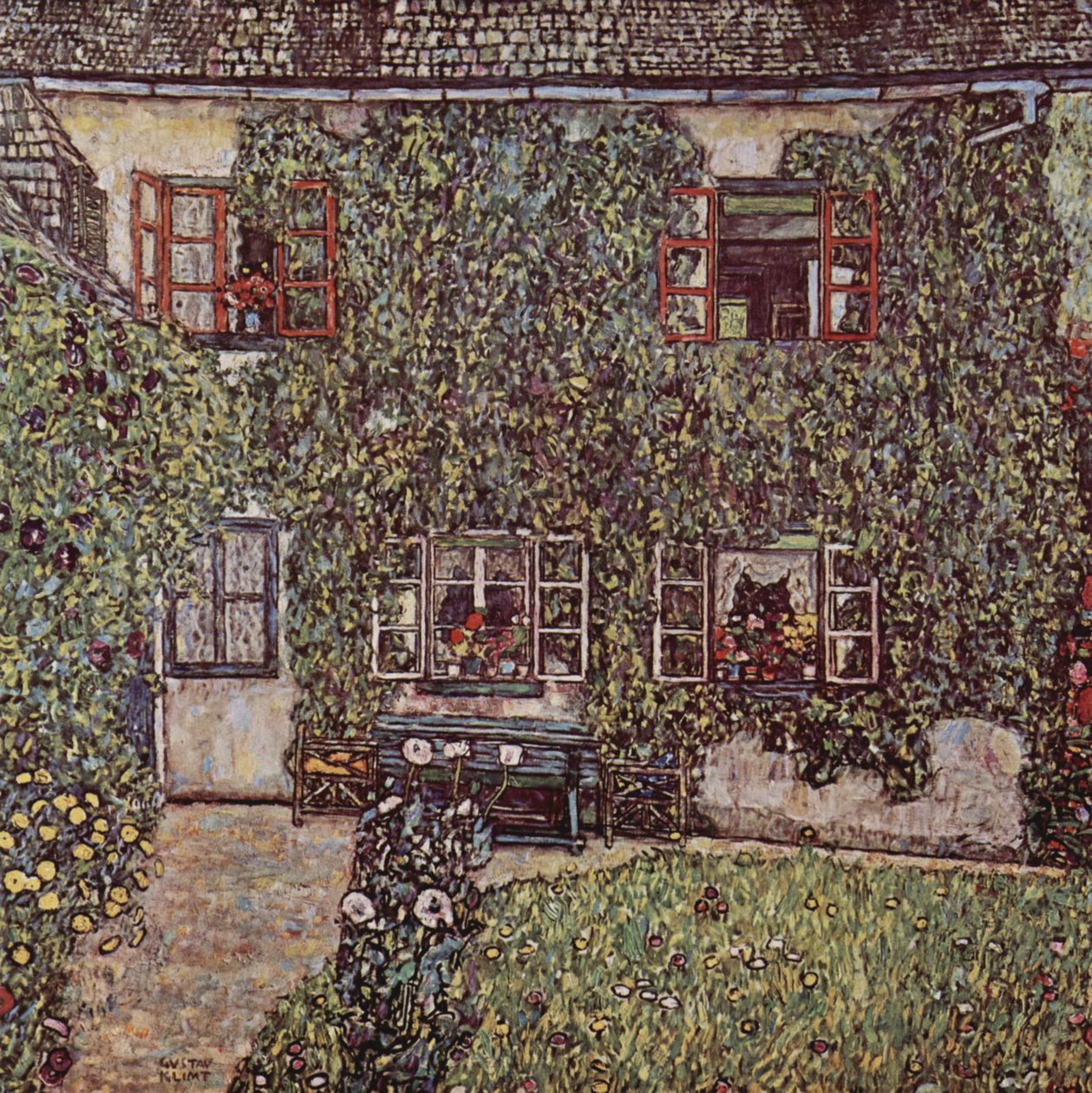 A casa de Guardaboschi de Gustav Klimt