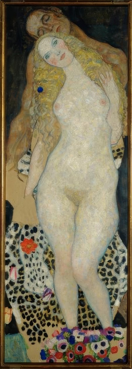 Adão e Eva de Gustav Klimt