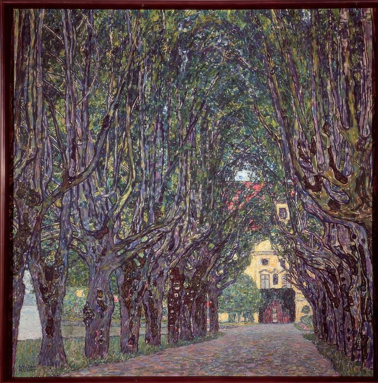 Avenida em Herrenhaus Kammer, Alta Áustria de Gustav Klimt